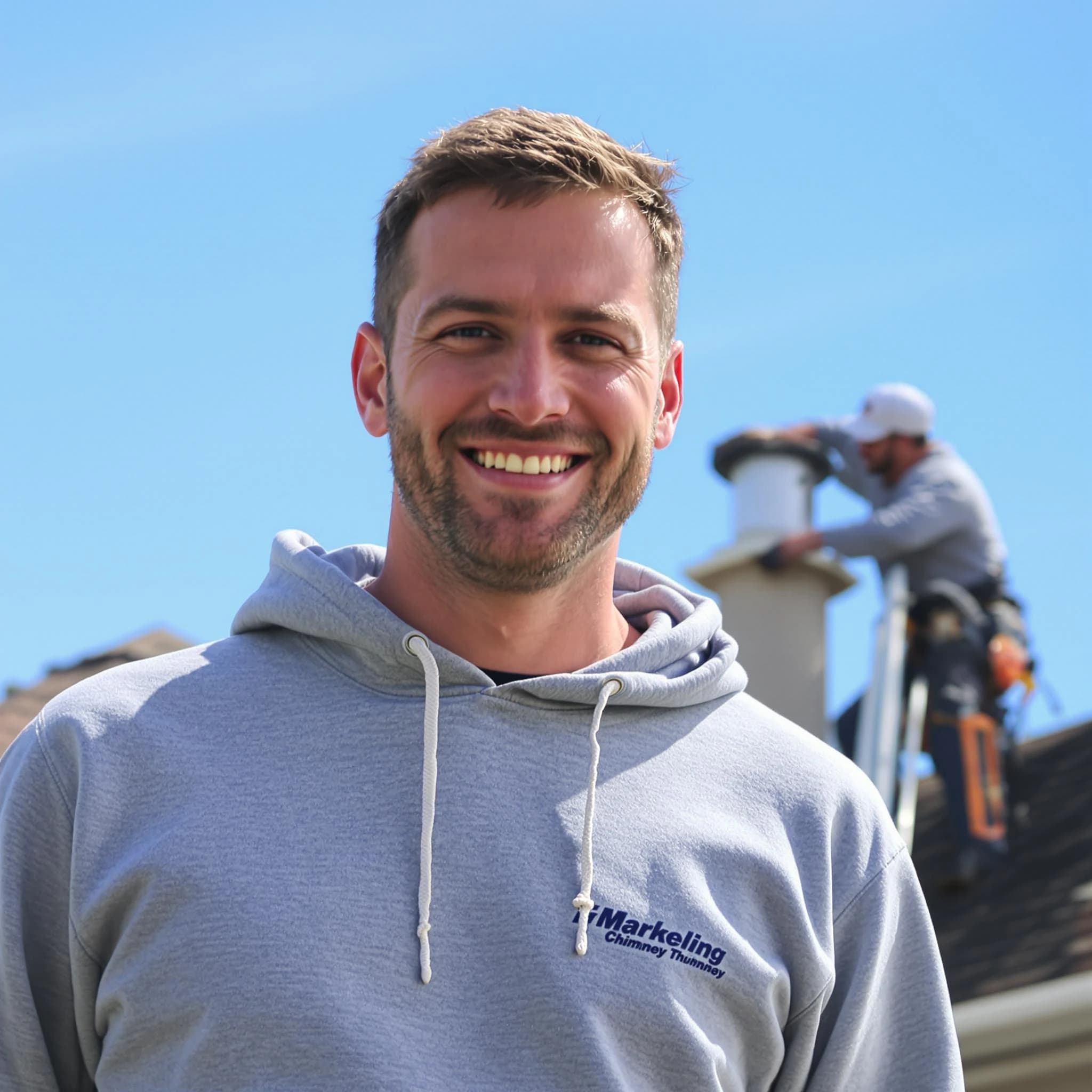 The Lake View Chimney Sweep team.