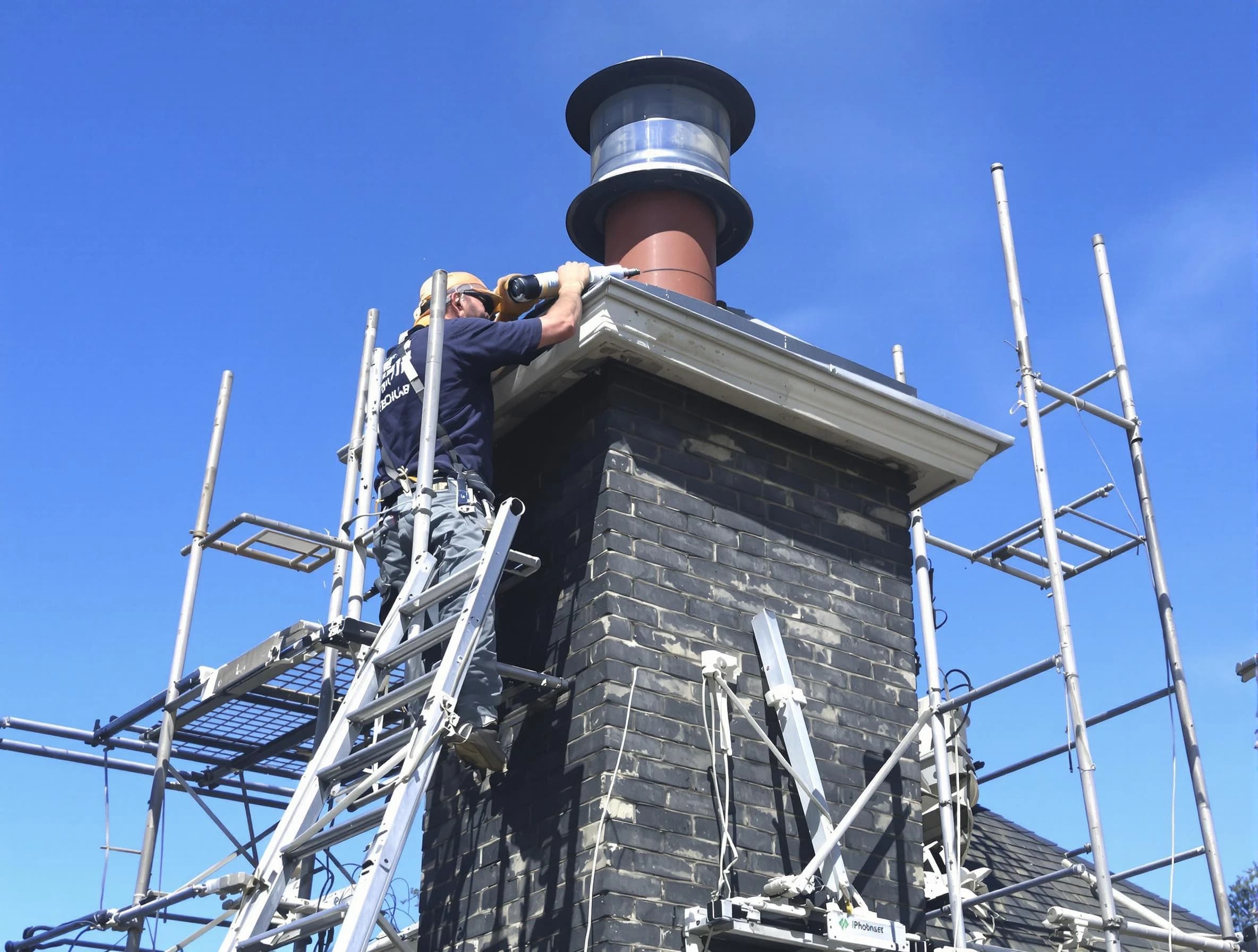 Sturdy chimney crown finished by Lake View Chimney Sweep in Lake View, AL