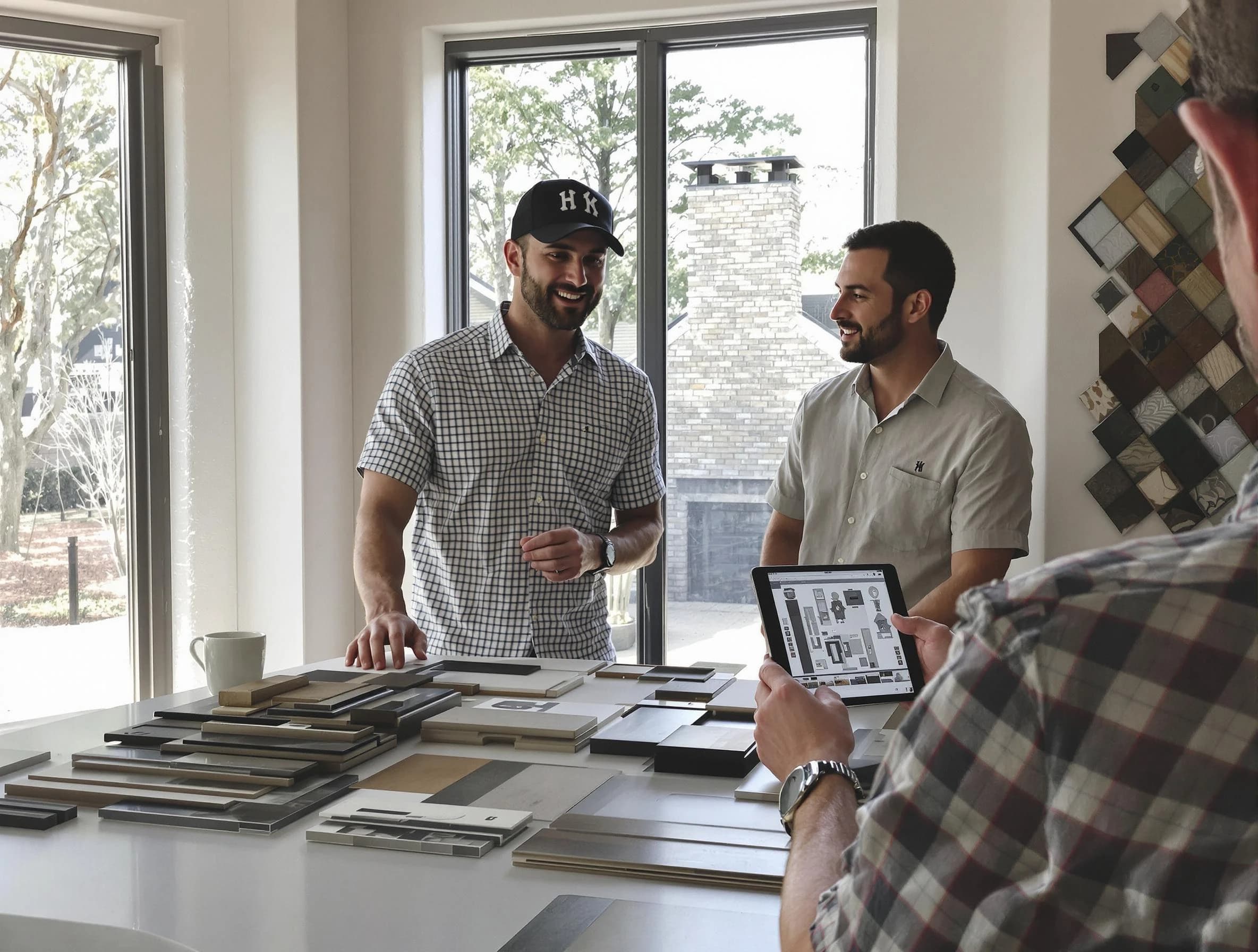 Lake View Chimney Sweep remodeling a chimney and fireplace in Lake View, AL