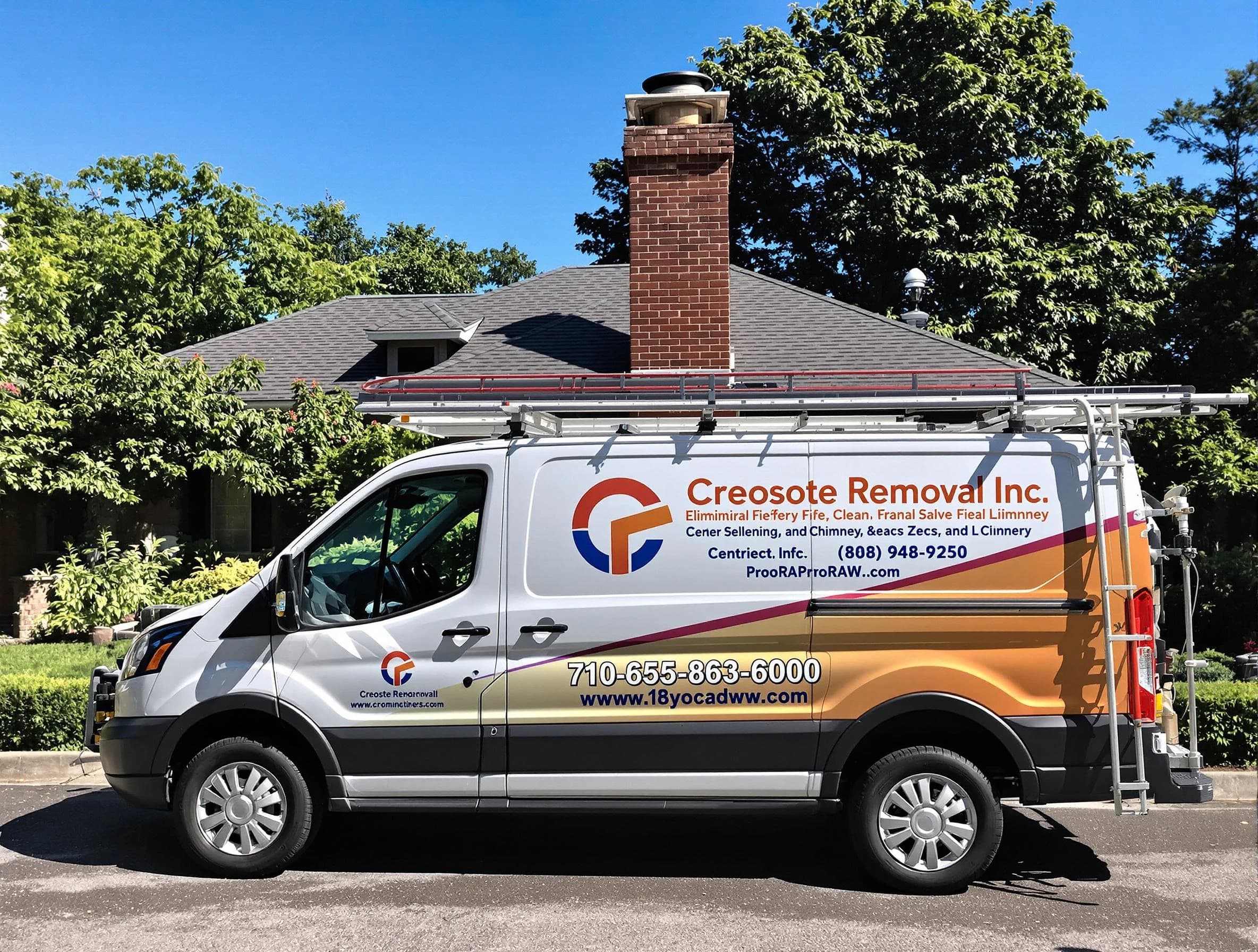 Lake View Chimney Sweep technician removing creosote safely in Lake View, AL