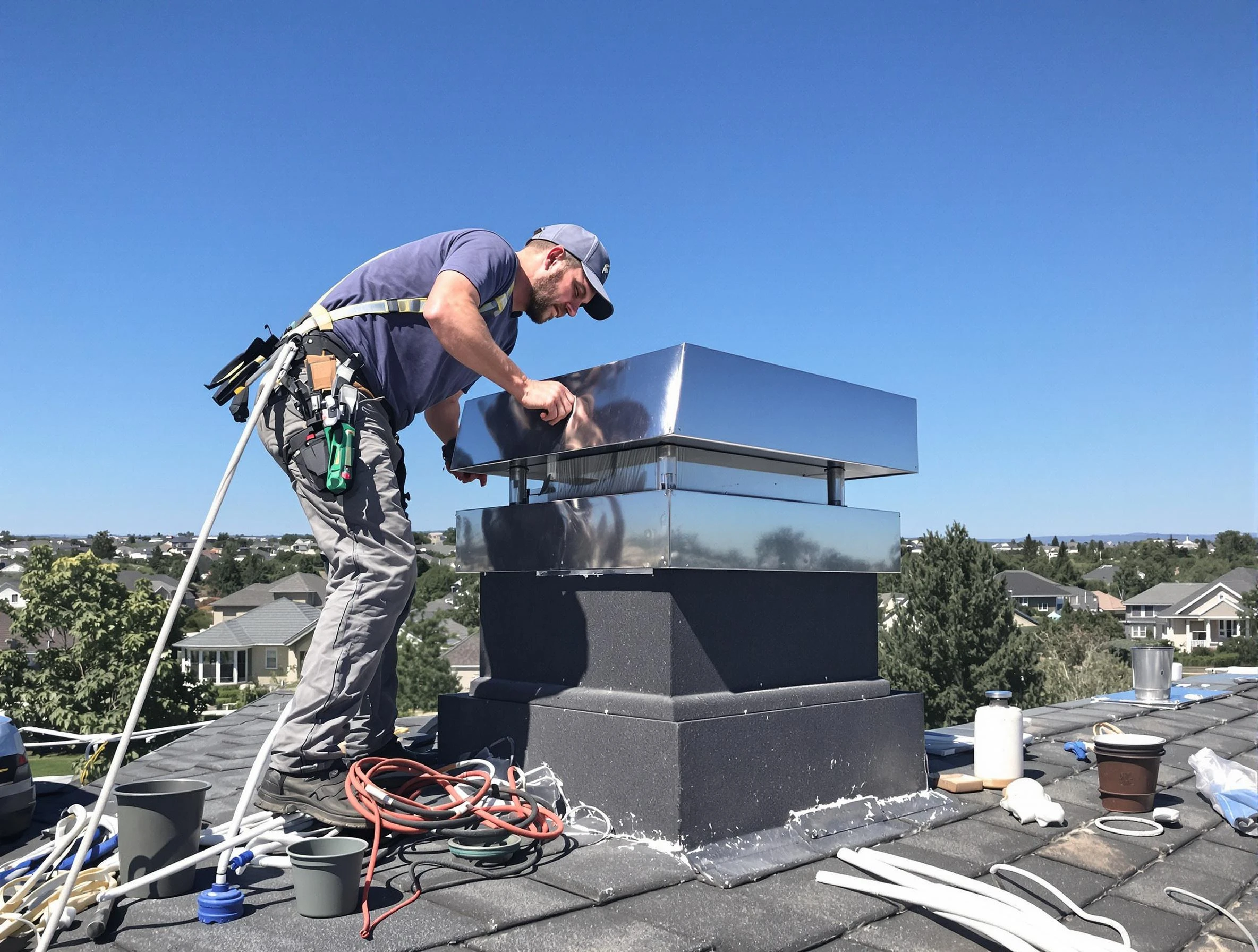 Chimney Cap Services in Lake View