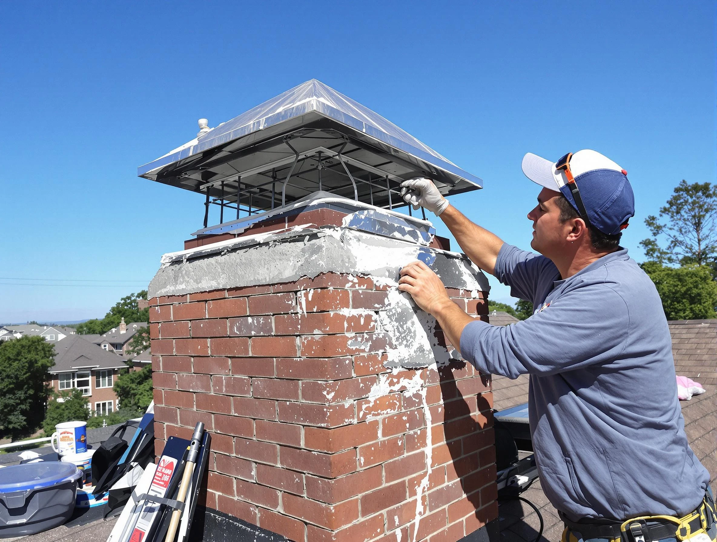 Chimney Crown Services in Lake View