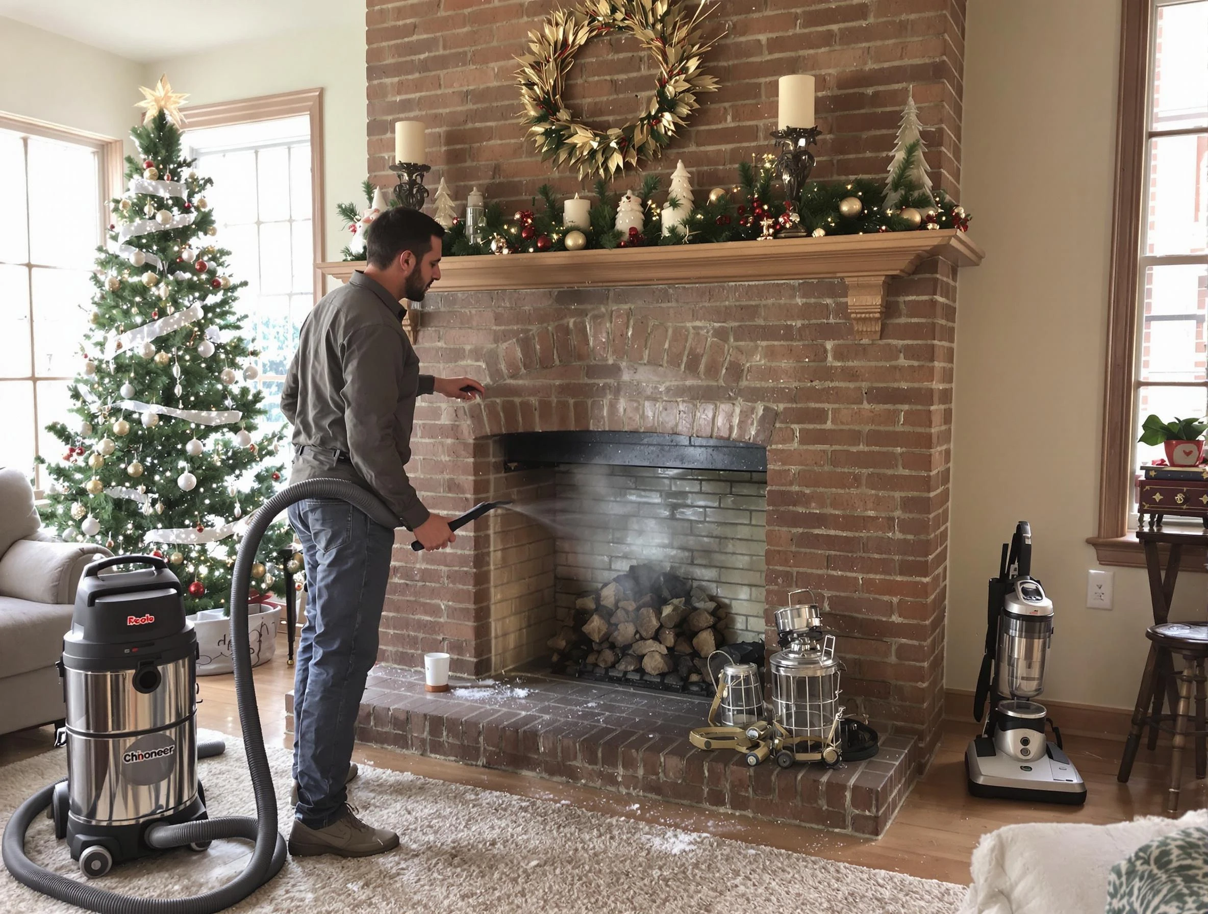 Fireplace Cleaning in Lake View