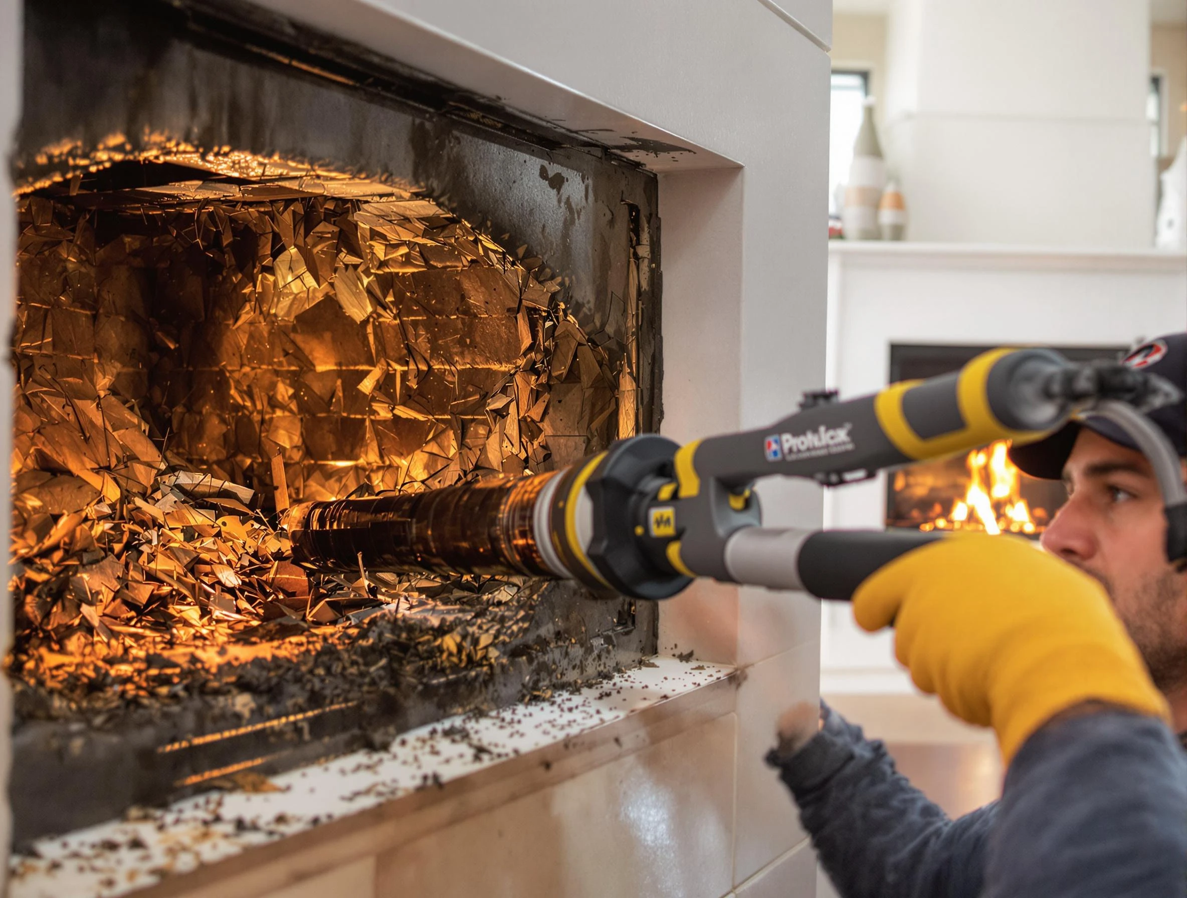 Professional chimney cleaning by Lake View Chimney Sweep in Lake View, AL